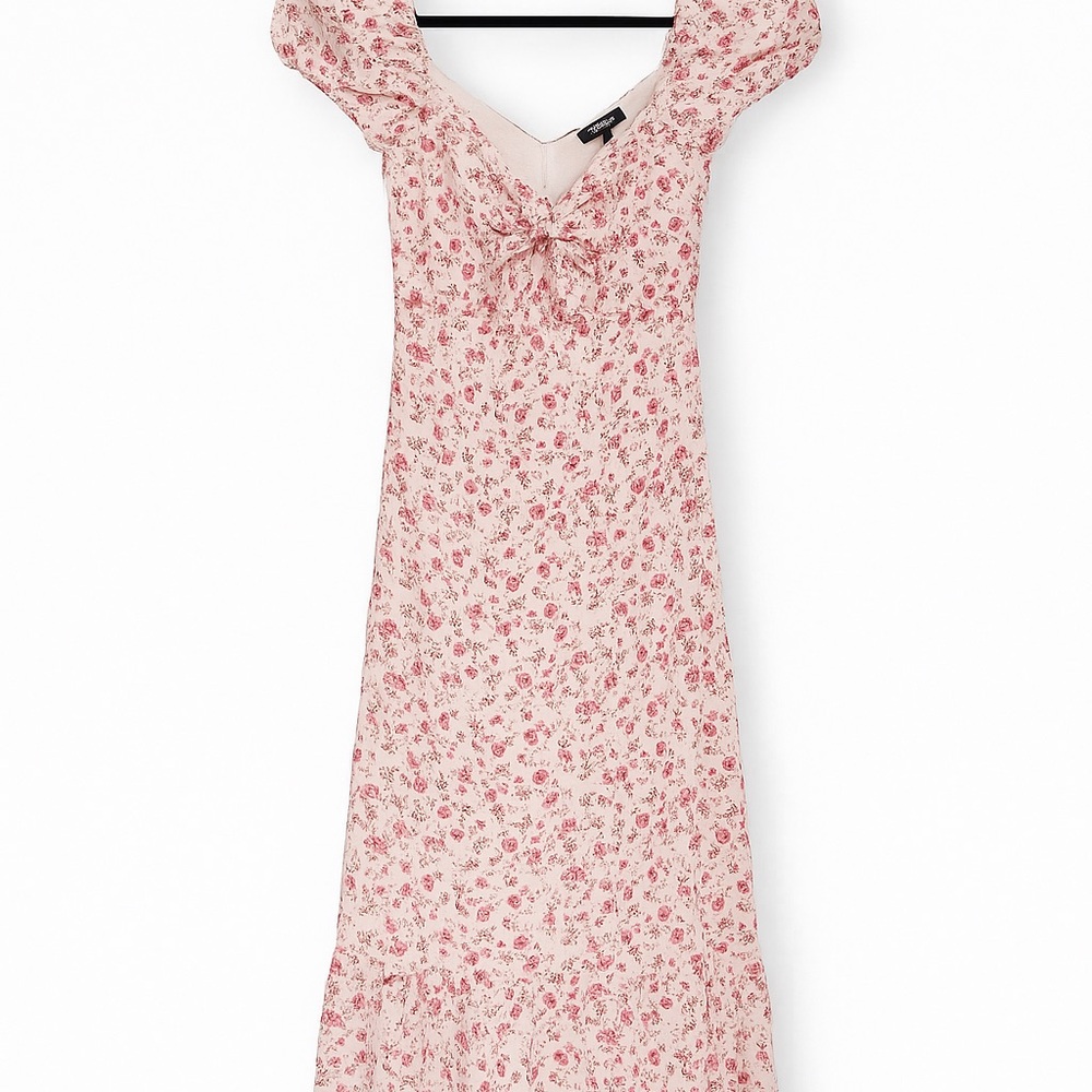 Trixxi Pink Floral Midi Dress